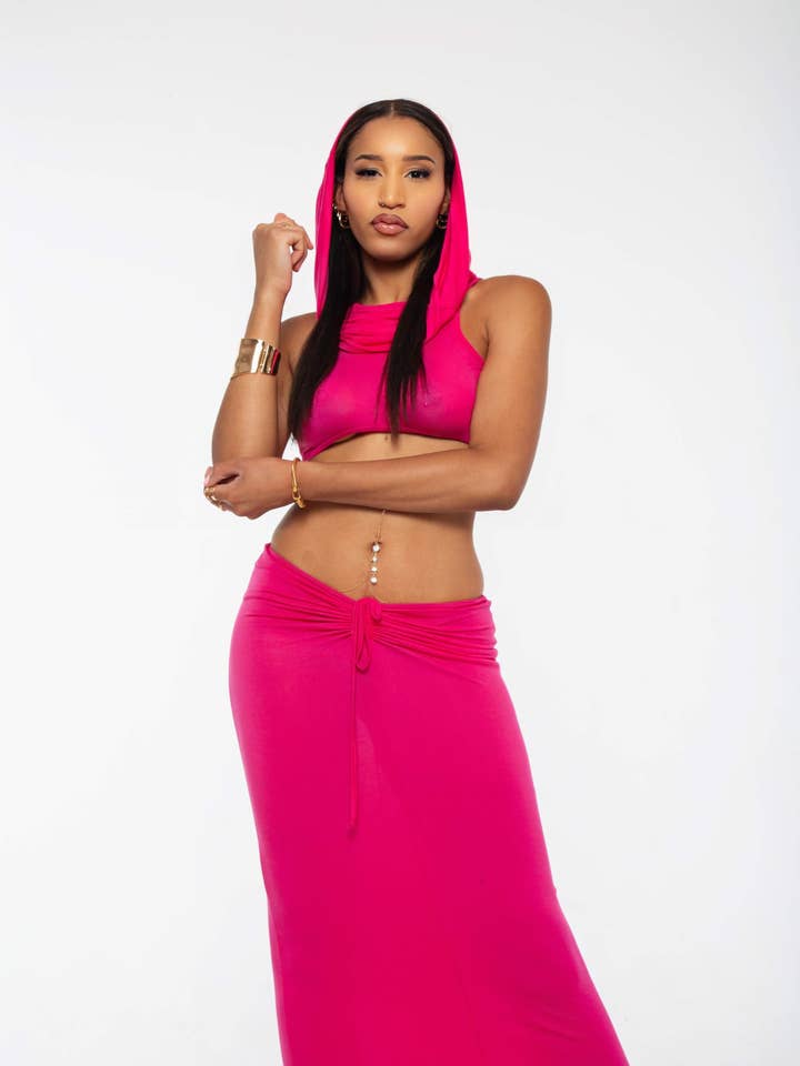 Yasmeen sæt - Fuchsia for engroshandel hos Akb label