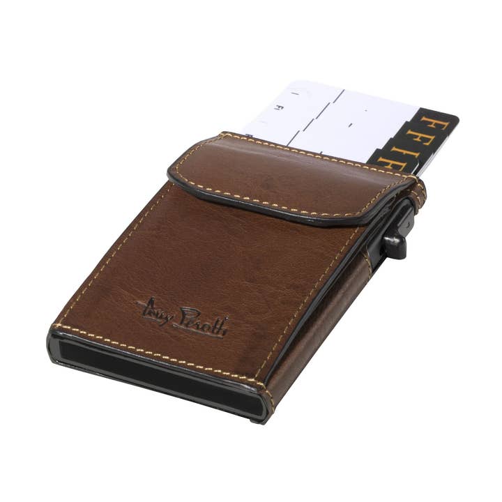 Furbo Slim card holder with small pocket for wholesale by Tony Perotti