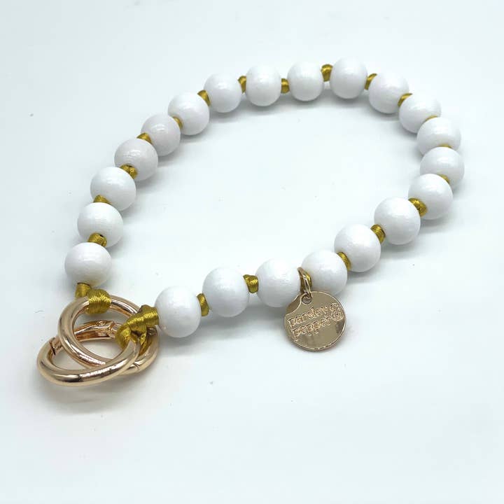 Catenina per cellulare corta in legno 3in1 Ciondolo per borsa & Portachiavi per la vendita all'ingrosso da parte di Parsley & Pepper