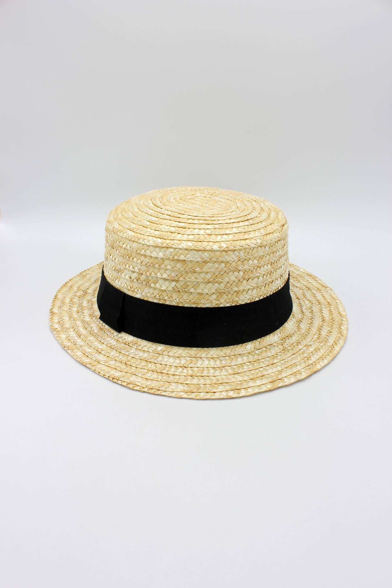 Hologramme Paris - Wholesale Straw Hat - Unisex - 14063 Straw Boater - Natural2