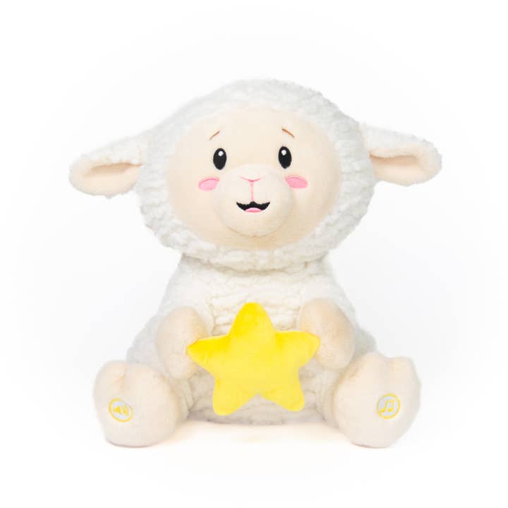 Cuddle Barn, Inc. - Wholesale Stuffed/Plush Toy - Kids & Baby - Twinkling Levi (Bedtime Sheep Night Light Lullaby Plush Toy)