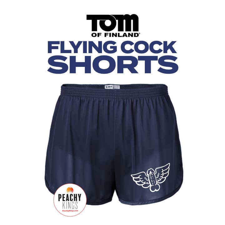 Tom of Finland "flying Cock" Shorts (Ranger Panties) for wholesale by Peachy Kings / Kweer Cards