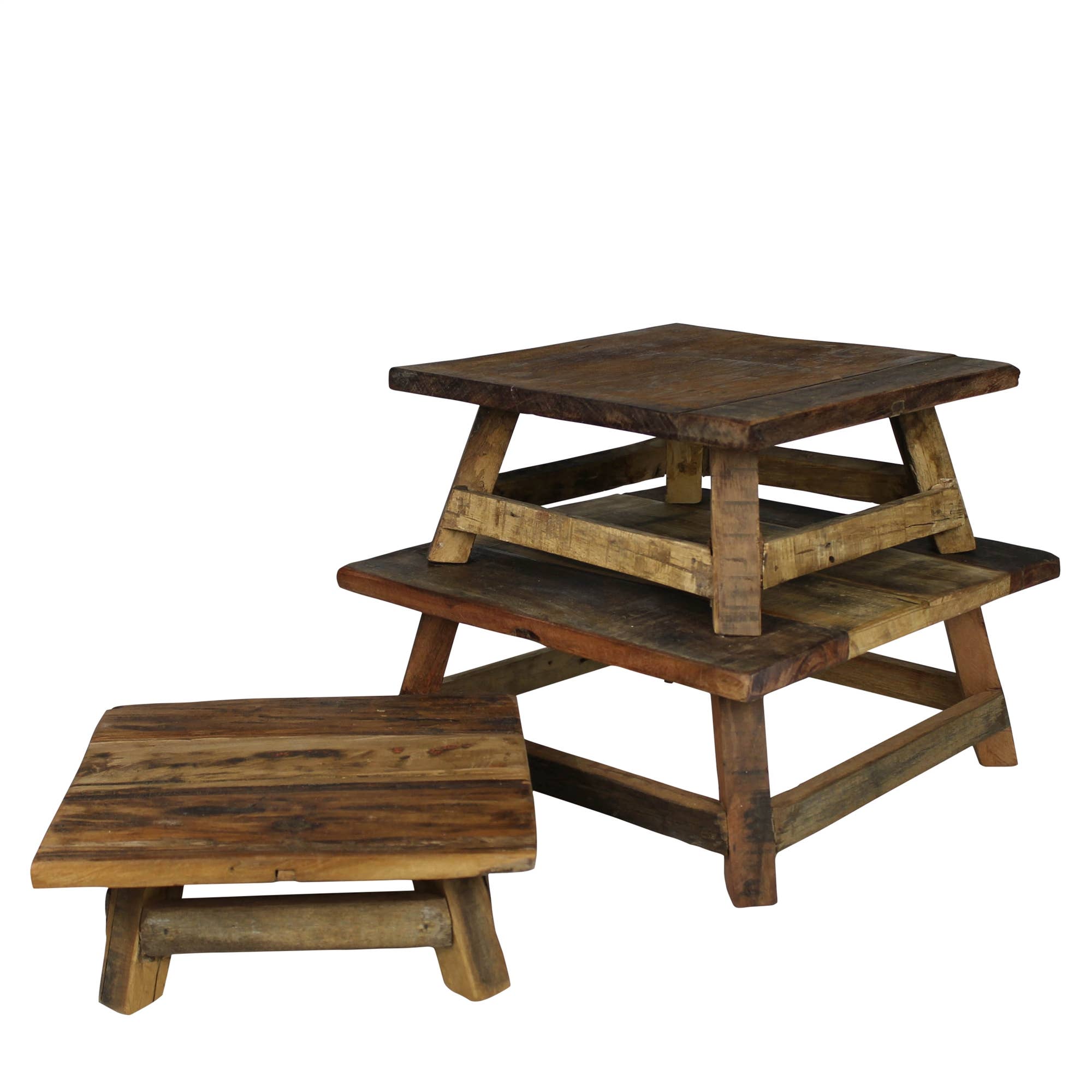 HomArt - Vente Rehausseur de bureau - Réhausseurs en bois Laredo, lot de 33