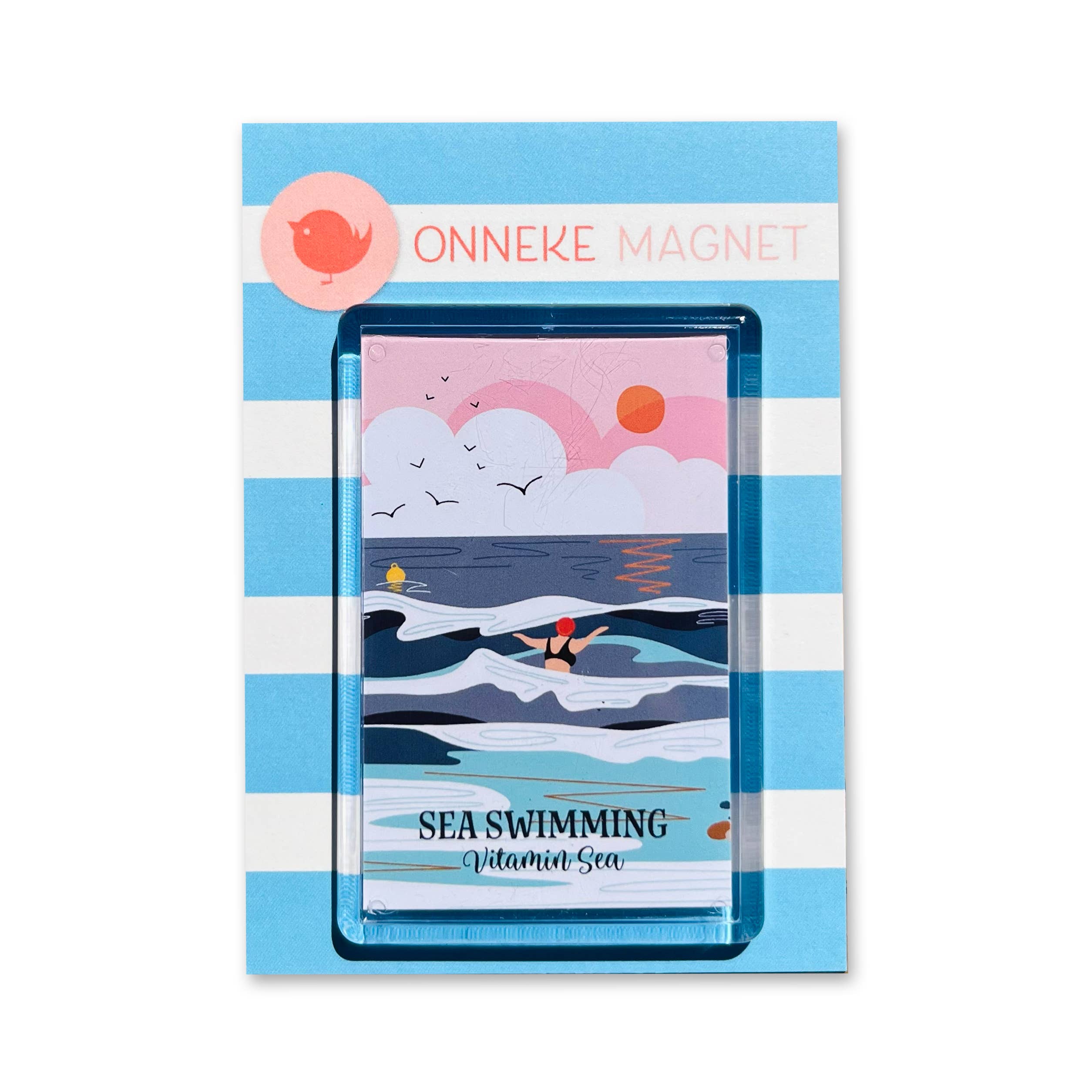 Onneke – wholesale Magnet – Sea Swimming and Paddle Boarding Magnet Vitamin Sea1