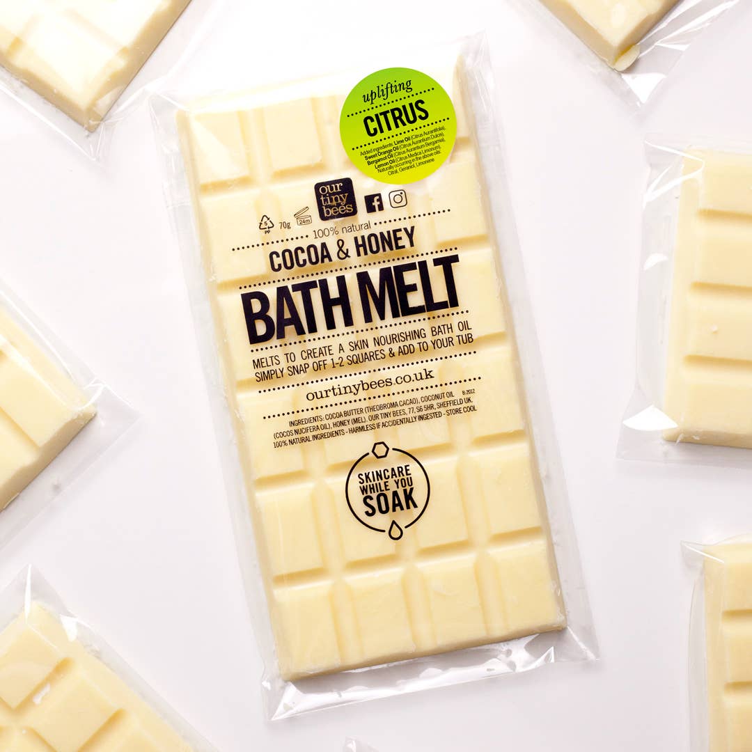 Our Tiny Bees - Wholesale Bath/Body Oil - Citrus Bath Melt / 100% Natural / Eco Friendly0