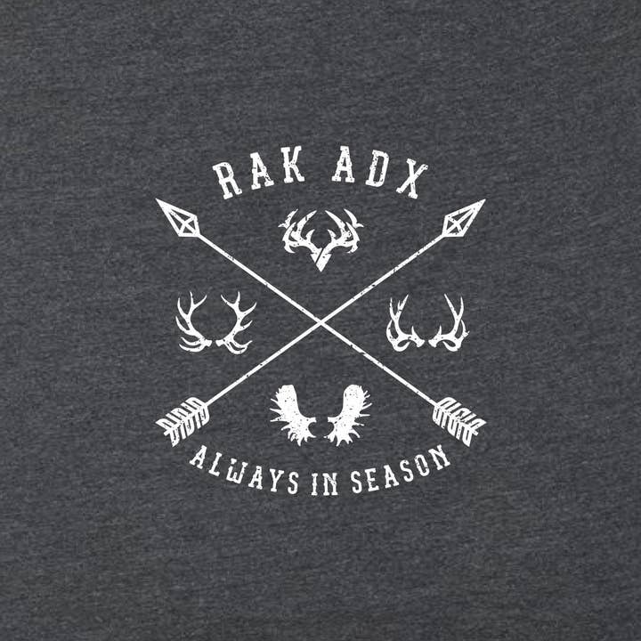 T-shirt Old Skull RakaDx da donna per la vendita all'ingrosso da parte di Rak•Adx Hunting Apparel
