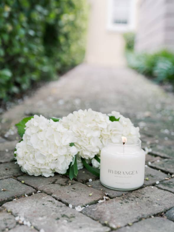 Charleston Candle Co. - Wholesale Jar/Filled Candle - Hydrangea Soy Candle | Front Porch Collection1