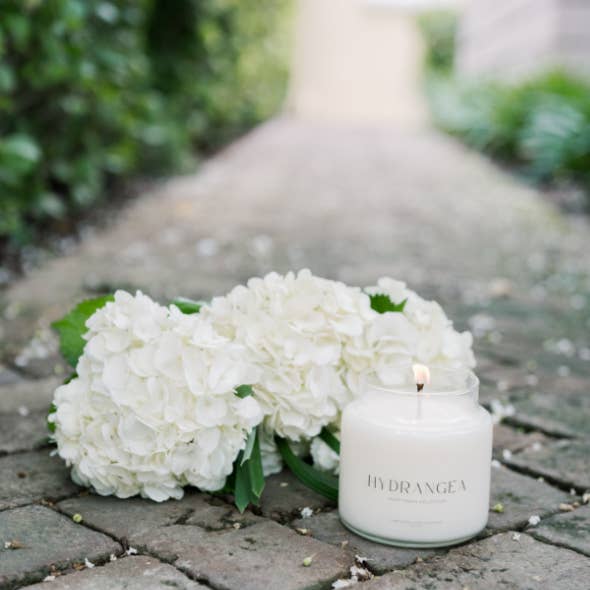 Charleston Candle Co. - Wholesale Jar/Filled Candle - Hydrangea Soy Candle | Front Porch Collection1