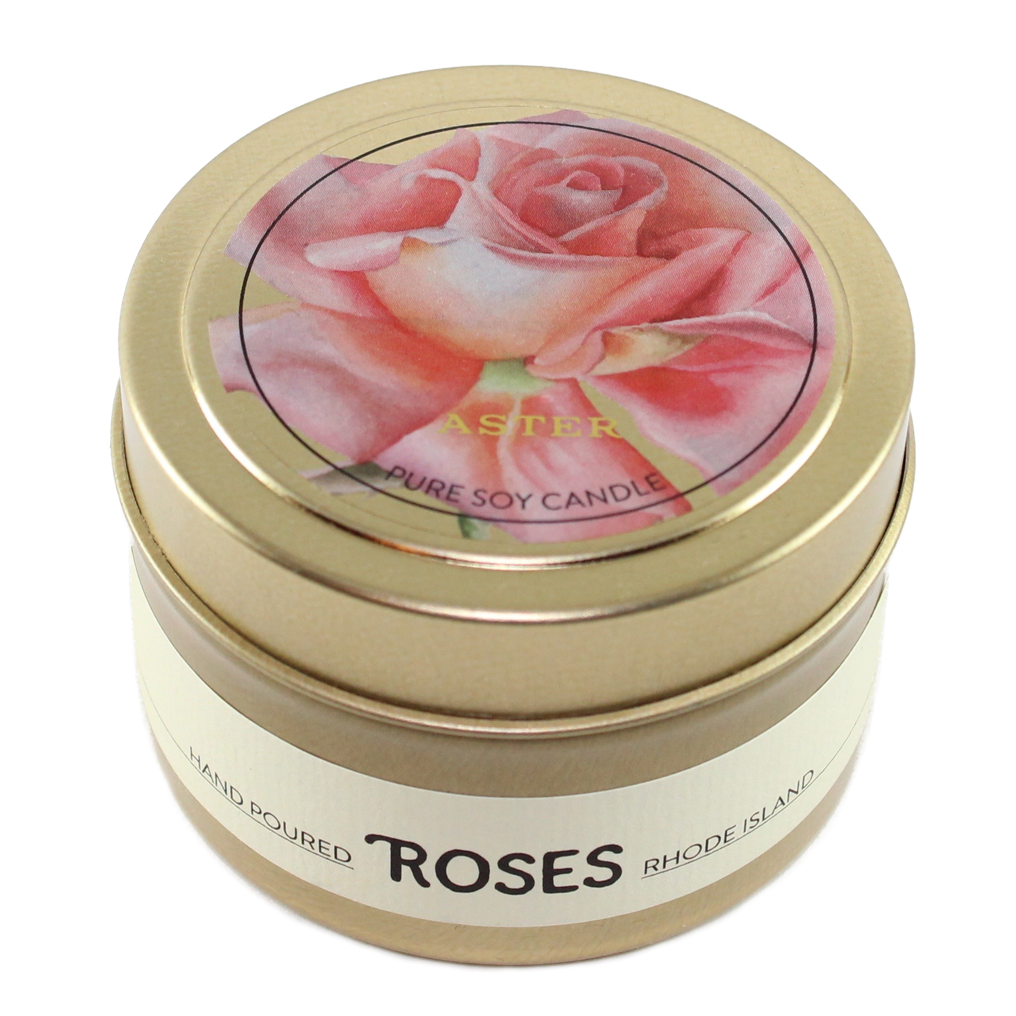 Aster Candle - Wholesale Travel Candles - Roses Candle - 4oz3