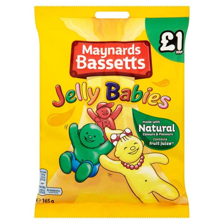 Global Bite Co - Wholesale Gummy - Maynard Bassets Jelly Babies 165g (UK)