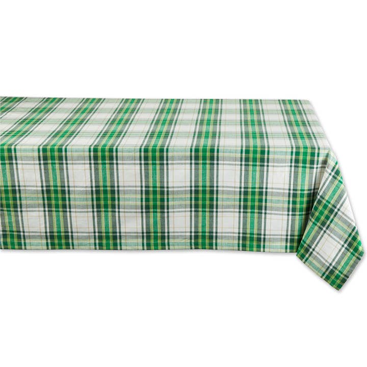 St Paddy Plaid Tablecloth - 60 X 84 for wholesale by Design Imports