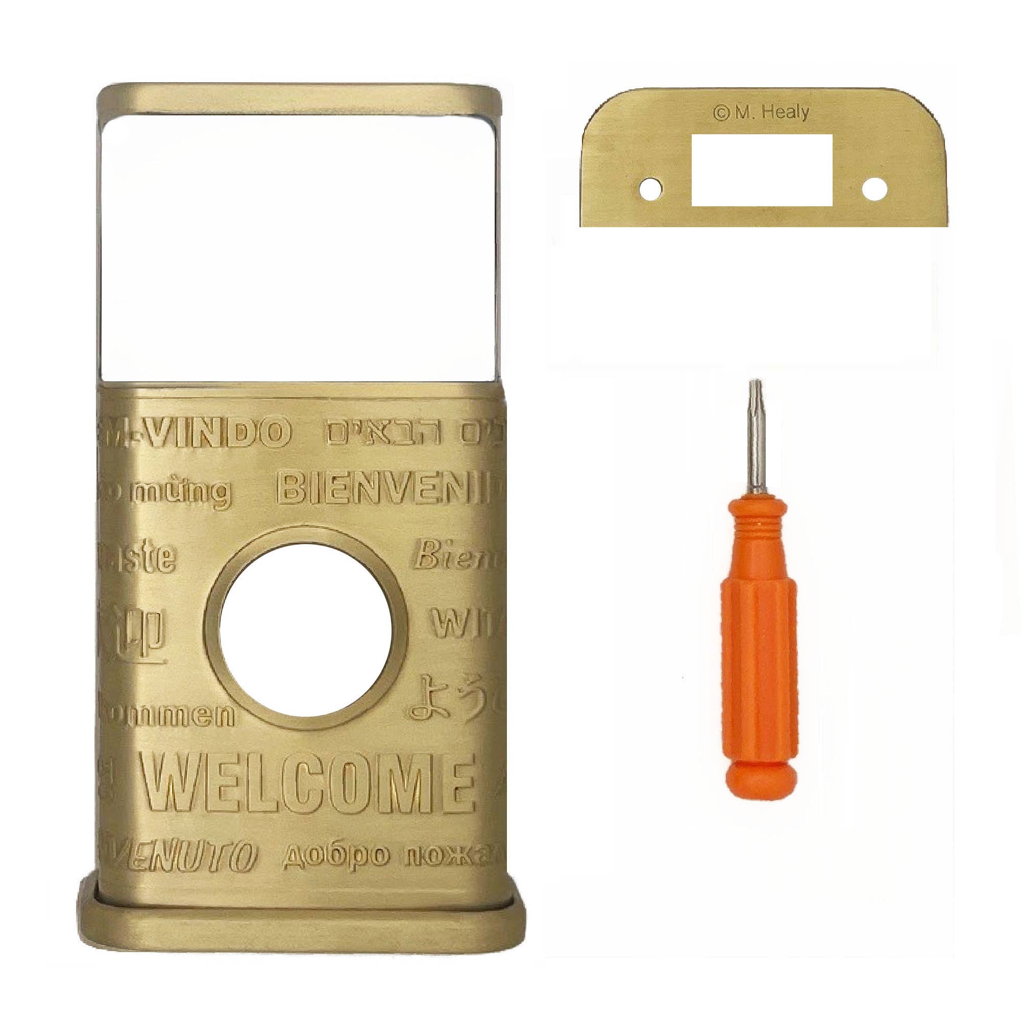 Michael Healy Designs - Wholesale Outdoor Ornament/Decor - MultiWelcome Video Doorbell Cover (Ring 2nd Gen)8