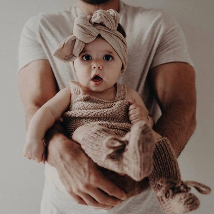 Mae and Rae Bows - Wholesale Fashion Headband - Baby - Gauze Topknot2