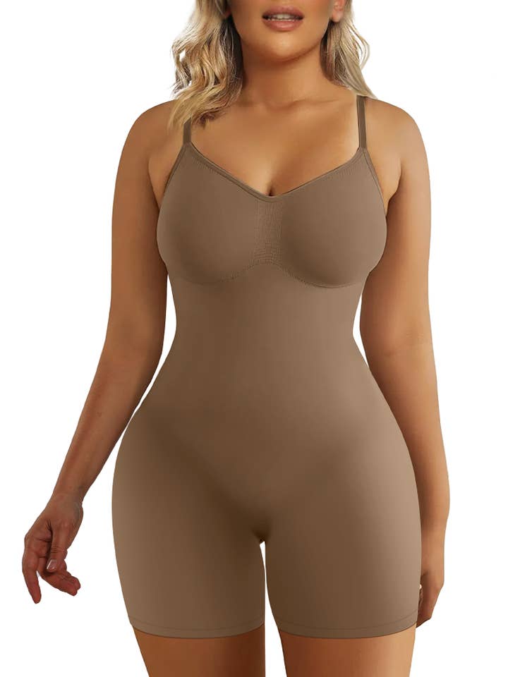 SHAPERX - Wholesale Shapewear - Women's - SHAPERX Seamless Full Body Tummy Control Bodysuit shapewear2