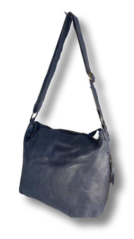 Arrigo - Wholesale Shoulder Bag - Women's - Arrigo Shoulder Bag Crossbody Bag Brown Washed Leather10