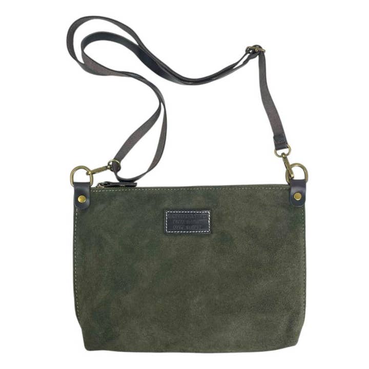 Chenson & Gorett - Wholesale Shoulder Bag - Women's - Italian Suede Leather Crossbody Bag with Zipper20
