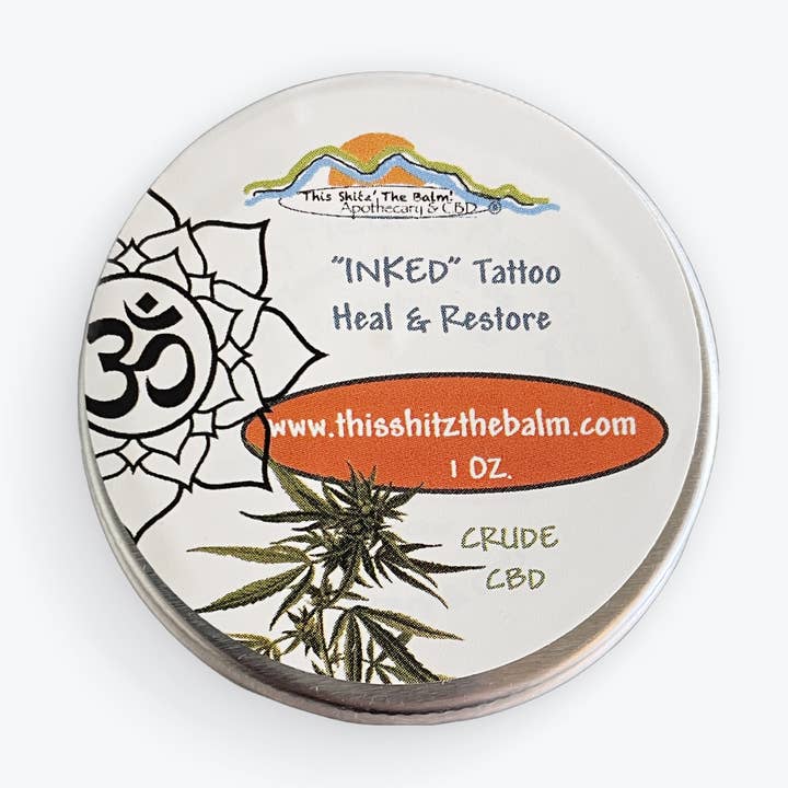 Tatouage Guérir et Restaurer pour la vente par "This Shitz" The Balm!"