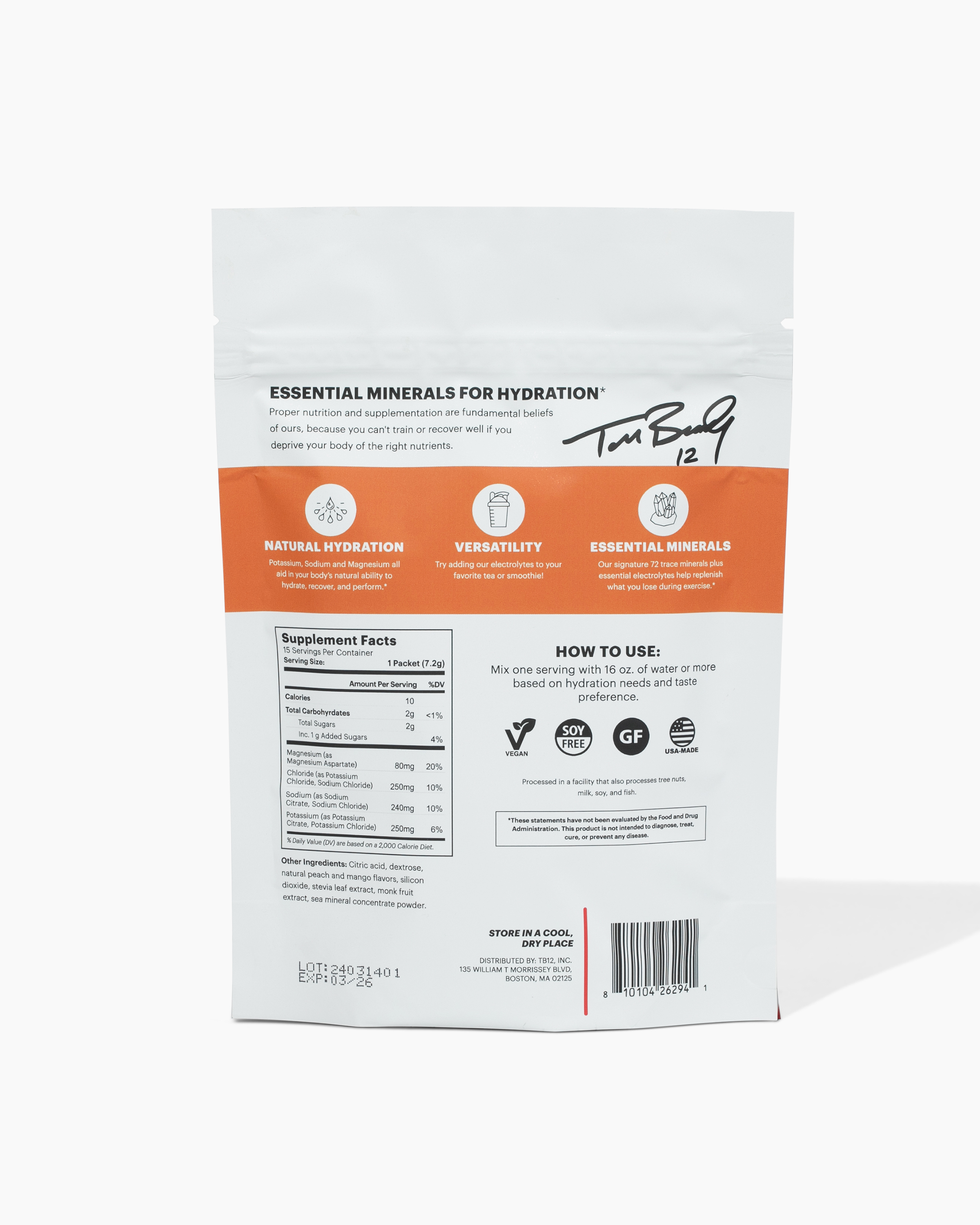 TB12 - Wholesale Gezonde drank in poedervorm - TB12 elektrolyten7