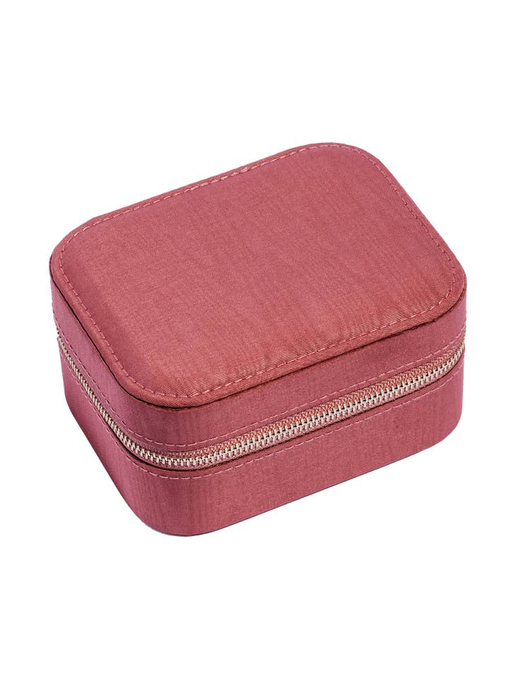 Jewelry Travel Case in Dusty Rose for wholesale by Loren Hope