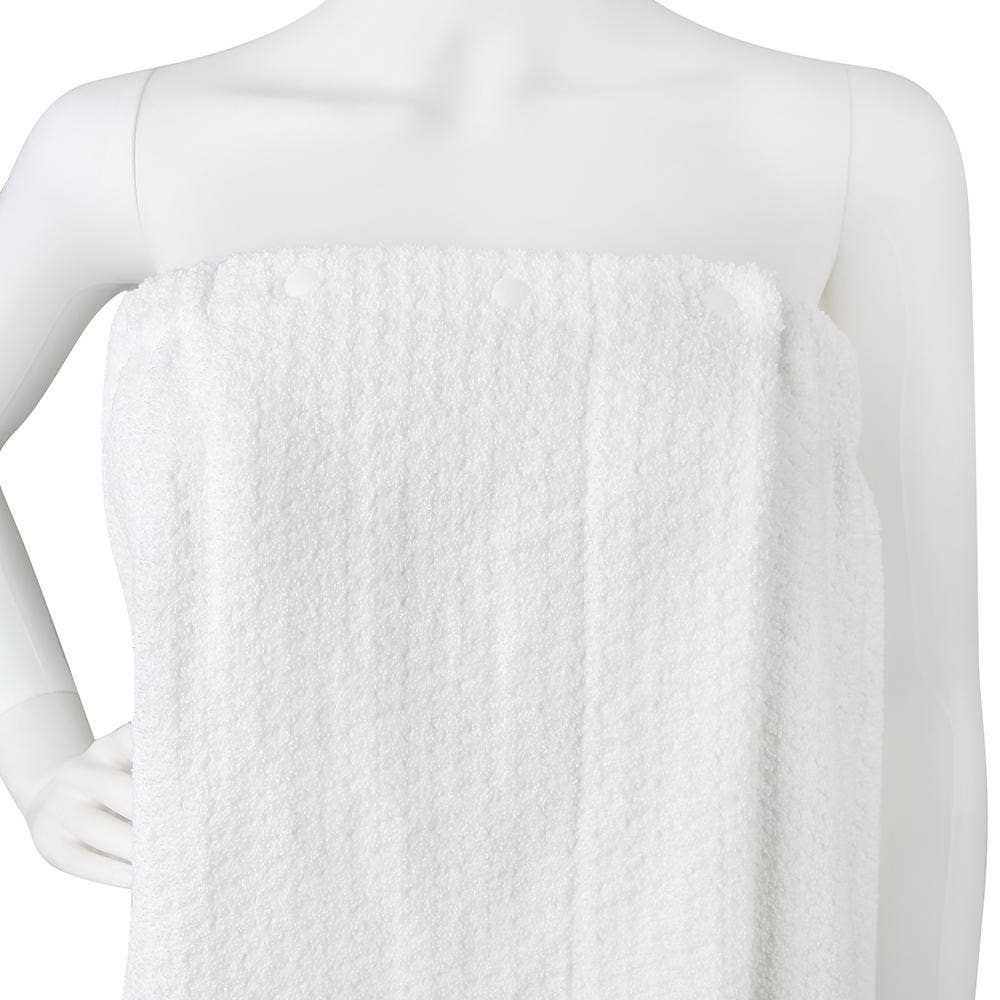 Everplush - Wholesale Bath Towel - Cozy Bath Wrap Towel - White (XS-SM)7
