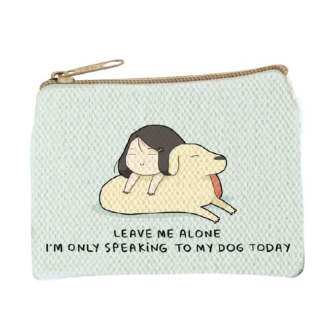 Leave Me Alone I'M... Coin Purse for wholesale by Benjamin International