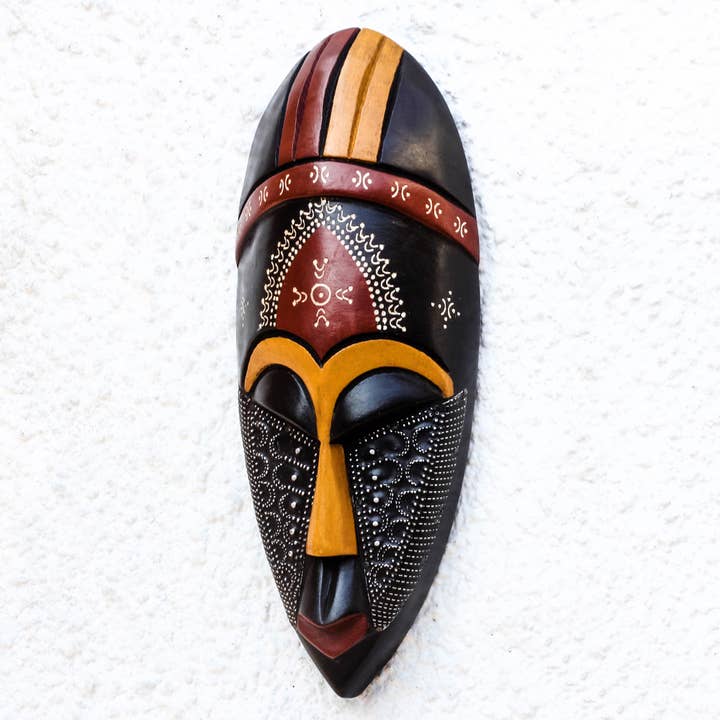 Novica Handmade Face Of Greatness African Wood Mask for wholesale by NOVICA
