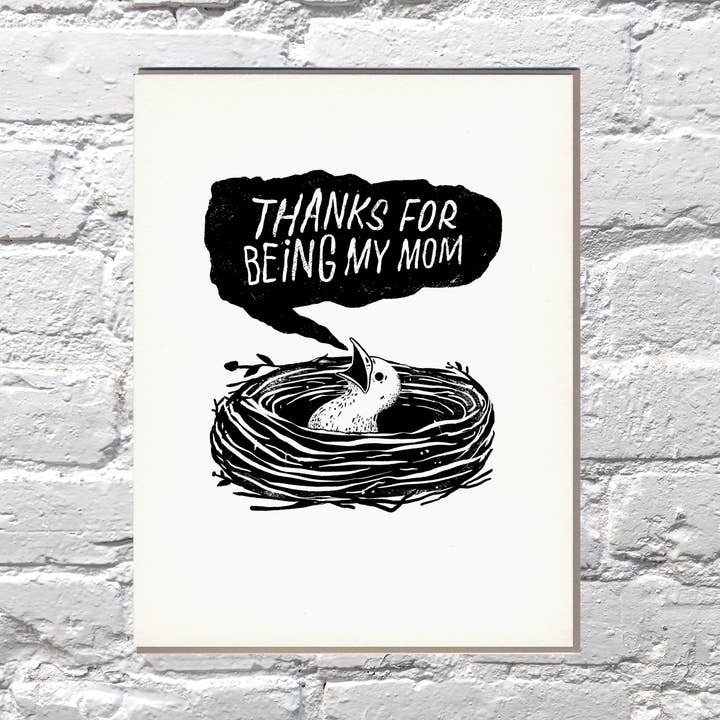 Bench Pressed – wholesale Mother’s Day card – Thanks Mom Bird0