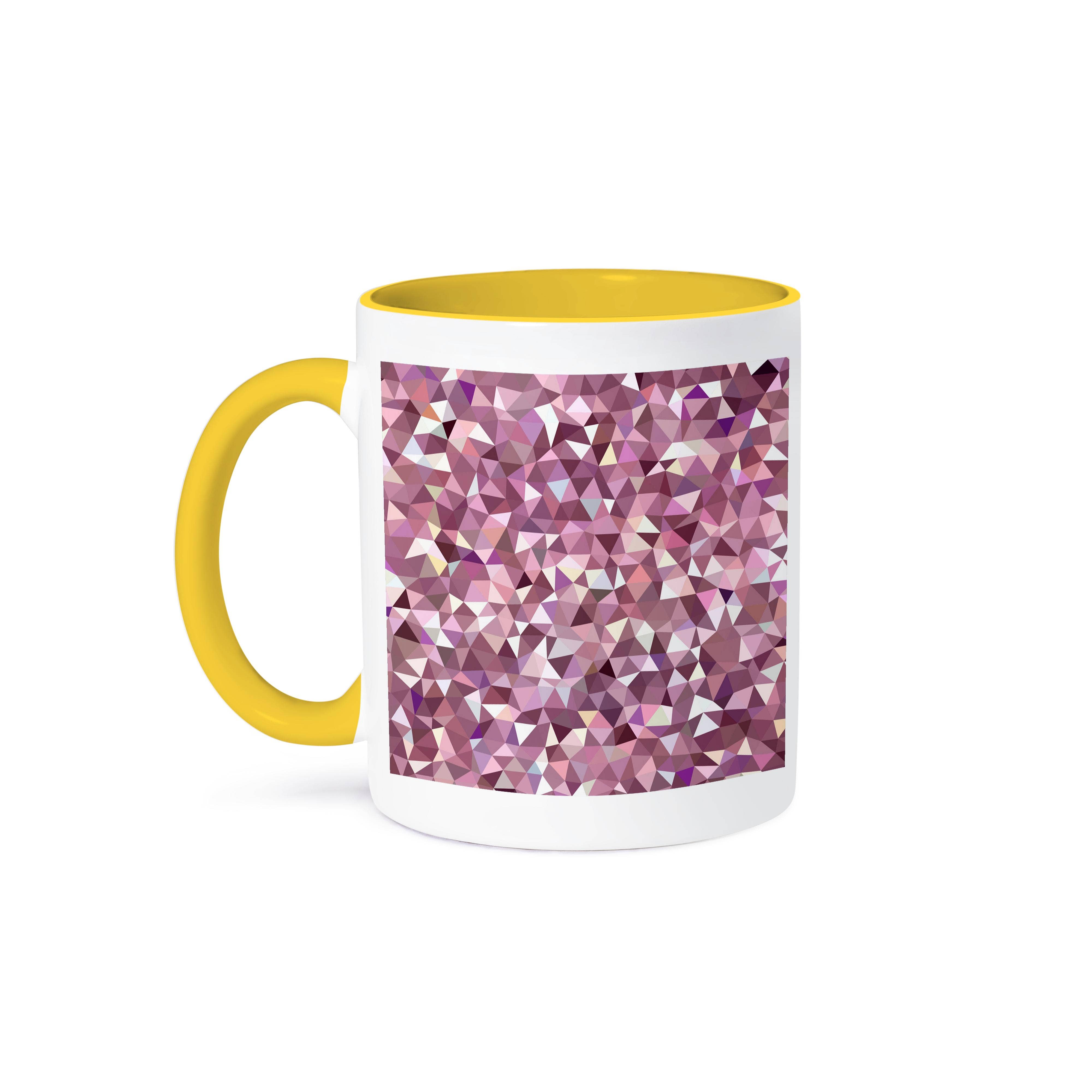 3dRose - Wholesale Coffee Mug - 3dRose, Modern Pink Polygon Pattern, Mug0