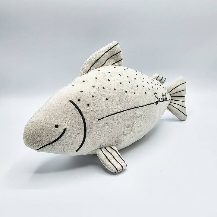 La Ru - Wholesale Stuffed/Plush Toy - Kids & Baby - Seattle Salmon Plushie by La Ru