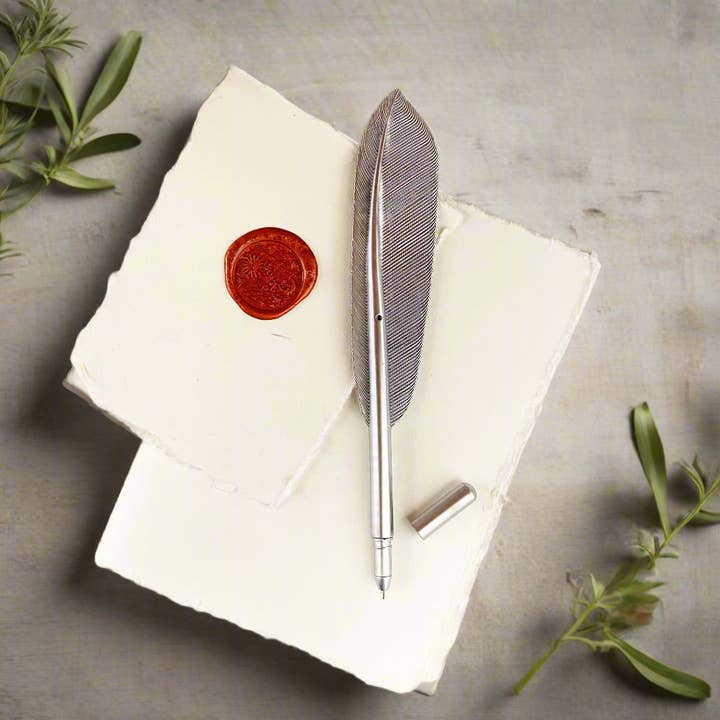 Soothi | Containers Of Creativity - Venta al por mayor Bolígrafo - Bolígrafo elegante con diseño inspirado en pluma de ave5