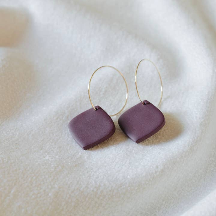 LUNA HOOP - Plommon för wholesale av The Less Collective