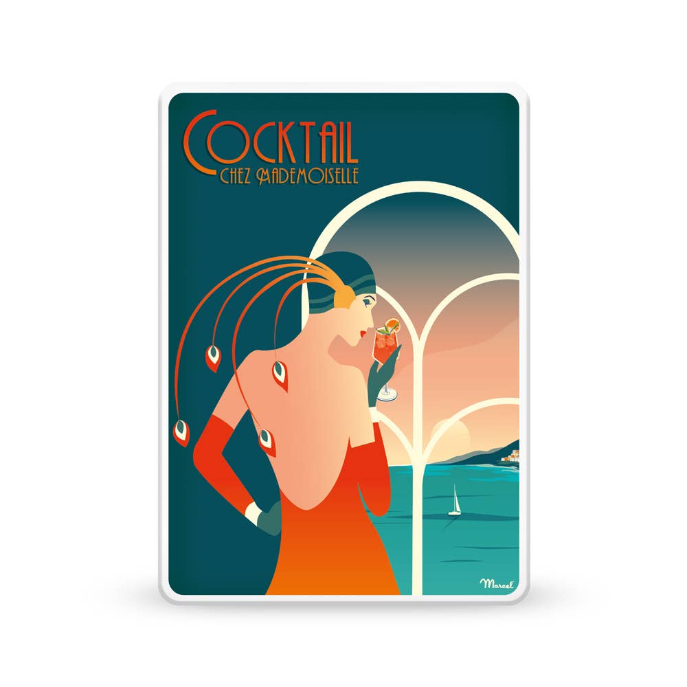 Sacré Marcel – wholesale Cocktailmix/-sockerlag – Metallåda "Cocktail Chez Demoiselle" | sex flöjtformade smördegskakor4