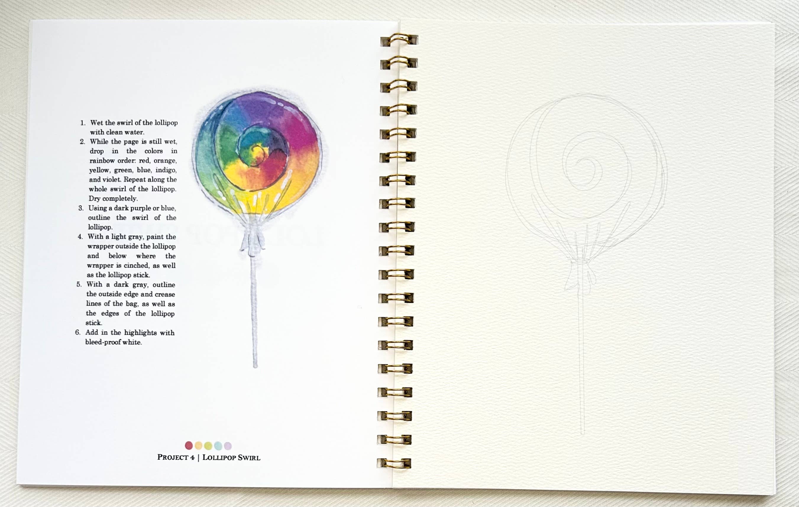 Paint & Pigment Studios – wholesale Sketchbook/sketchpad – The Sweet Shop Watercolor Workbook1