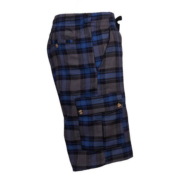 Generation XYZ - Wholesale Shorts - Men's - Plaid Cargo shorts (HF-3101)