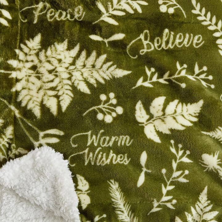 BH Collective - Wholesale Throw Blanket - Throw Blanket - Holiday Printed Sherpa - Esmay Collection13