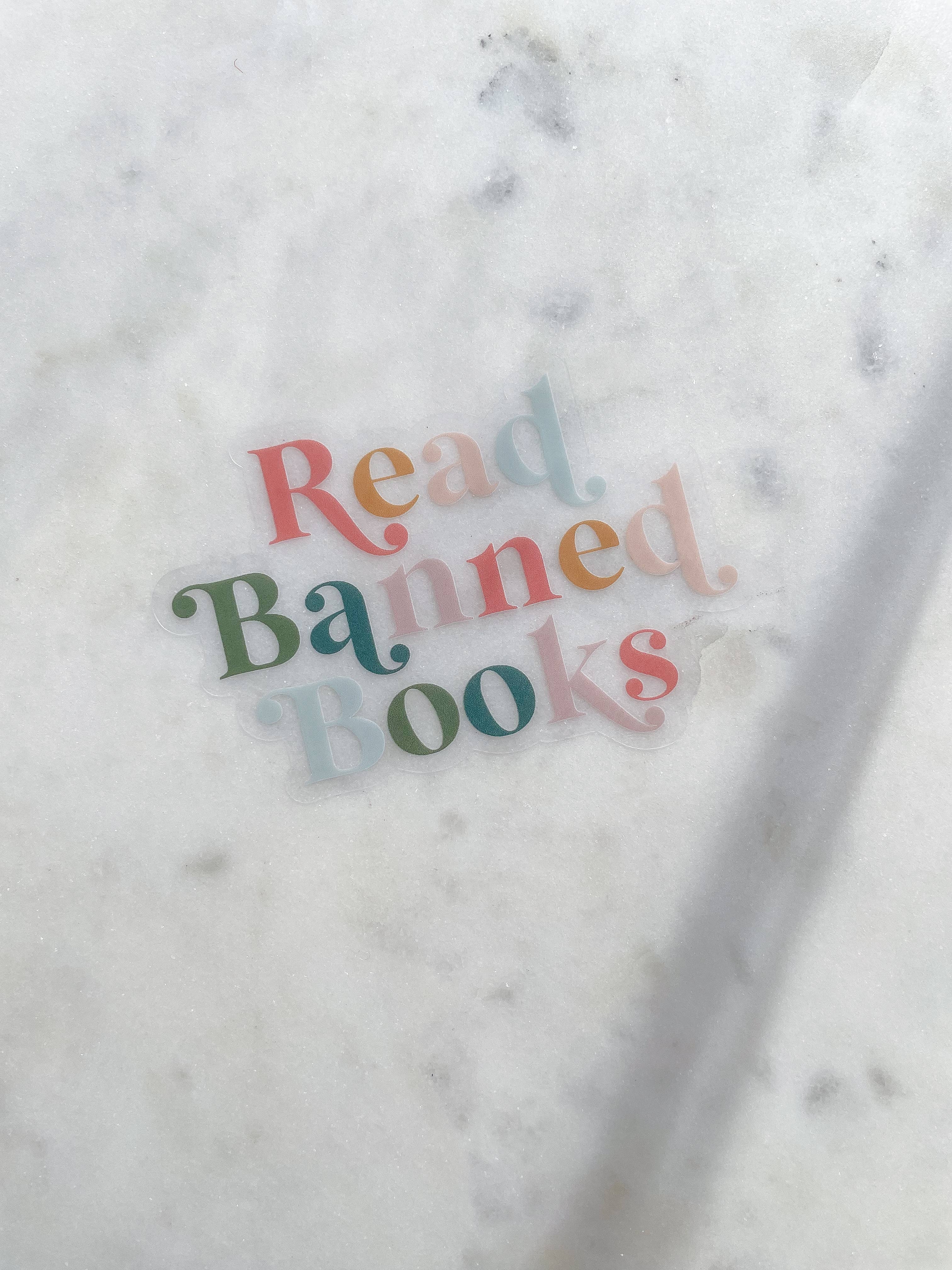 Meaggie Moos - Wholesale Sticker - Read Banned Books Bookish Waterproof Sticker