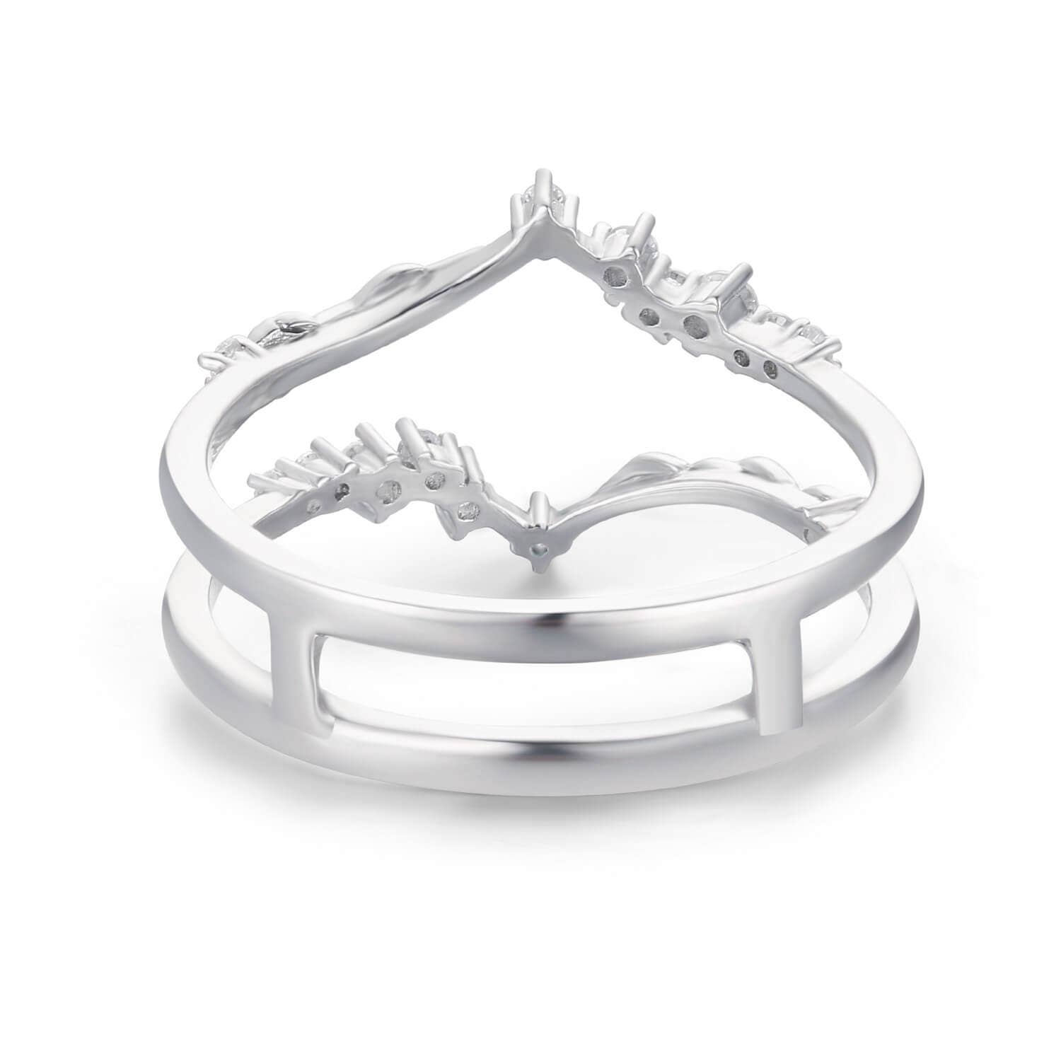 Azura Jewelry – wholesale Förlovningsring – Sonoran Sunrise Moss Agate Ringset Massivt Vitguld10