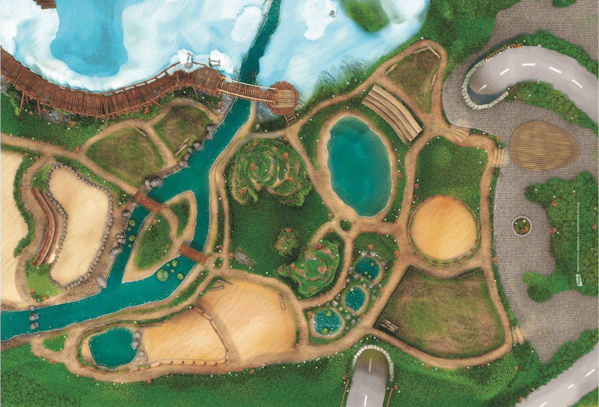 CARPETO - Vente Tapis de jeu – enfant et bébé - Tapis de jeu pour enfants Royaume des Animaux -  Grand3