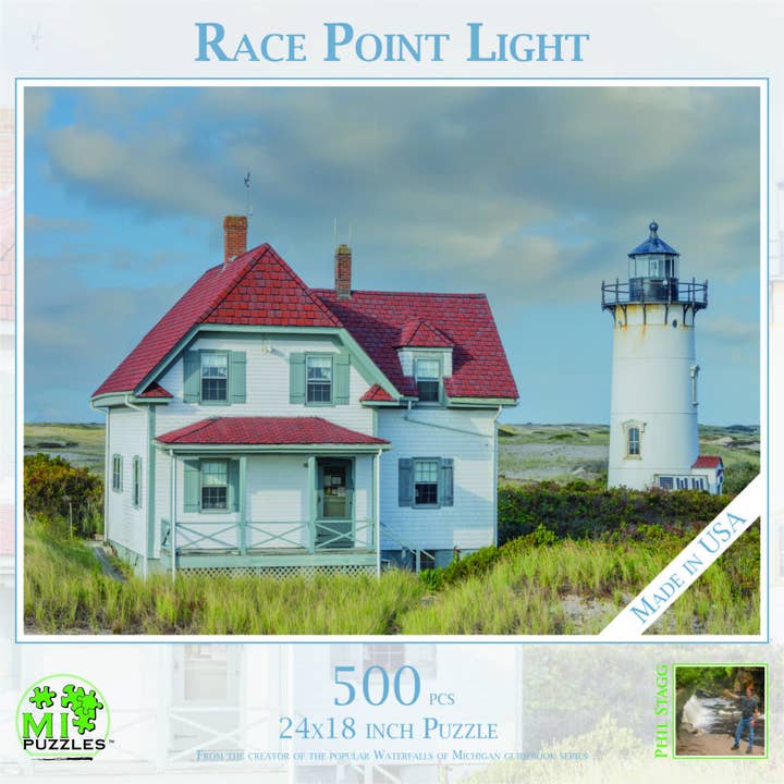 Race Point Light - 500 Piece Puzzle for wholesale by Phil Stagg Photography