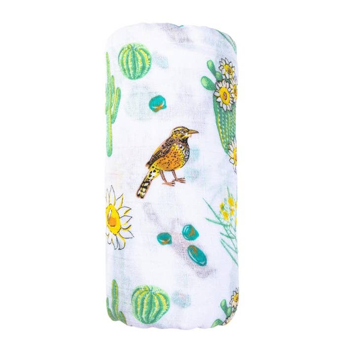 Little Hometown - Wholesale Swaddle - Baby - Cactus Blossom Baby Swaddle Blanket (Unisex)