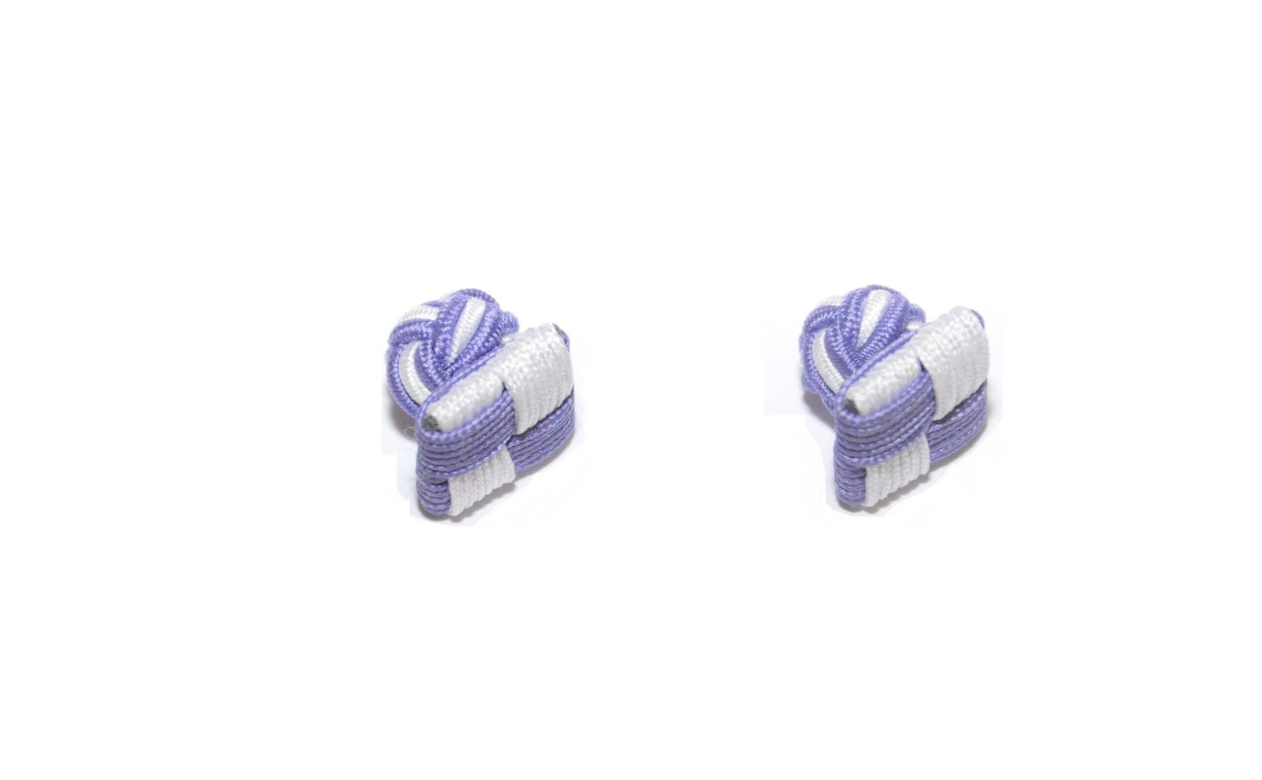 AusCufflinks – wholesale Cufflinks – Purple & White Square Cufflinks1