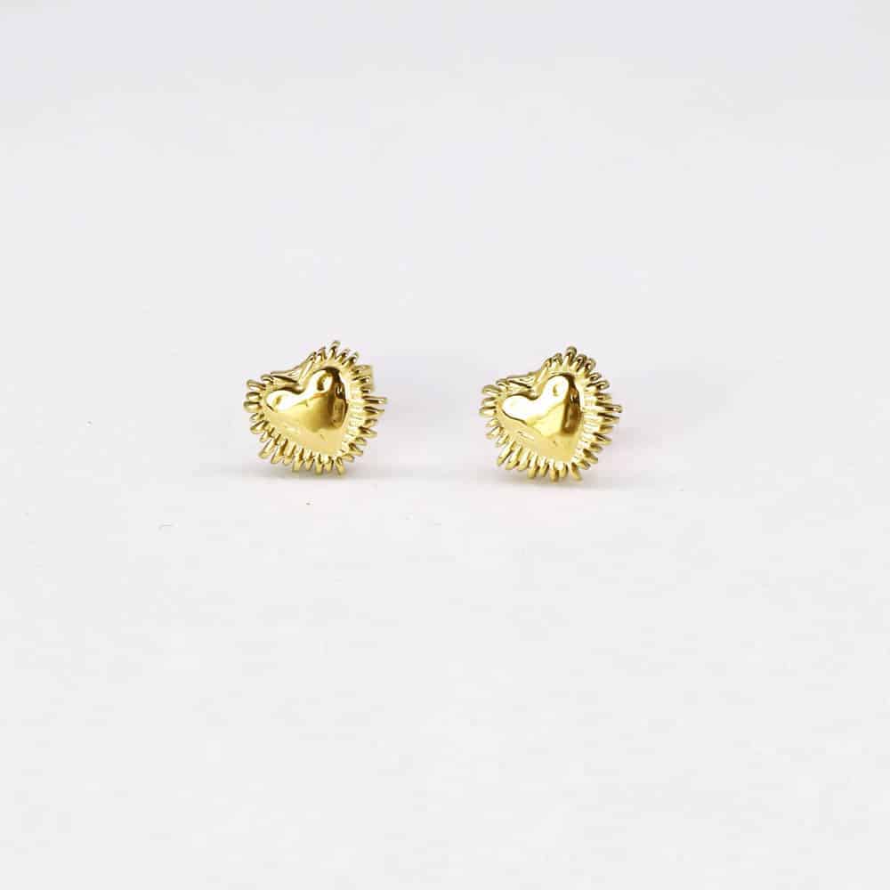 Les Cleias - Vendita all'ingrosso Orecchini a bottone - Orecchini Flamenca in acciaio