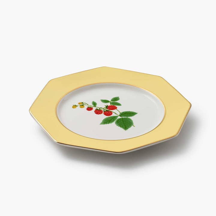 Rifle Paper Co. - Wholesale Dinner Plate - Roses Porcelain Dessert Plate Set7