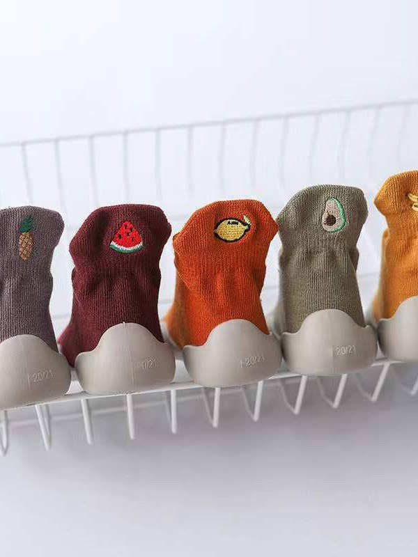 Ozznek Shoes - Wholesale Socks - Baby - Toddler Barefoot Sock Shoes – Flexible, Wide Toe Box-Fruity 2