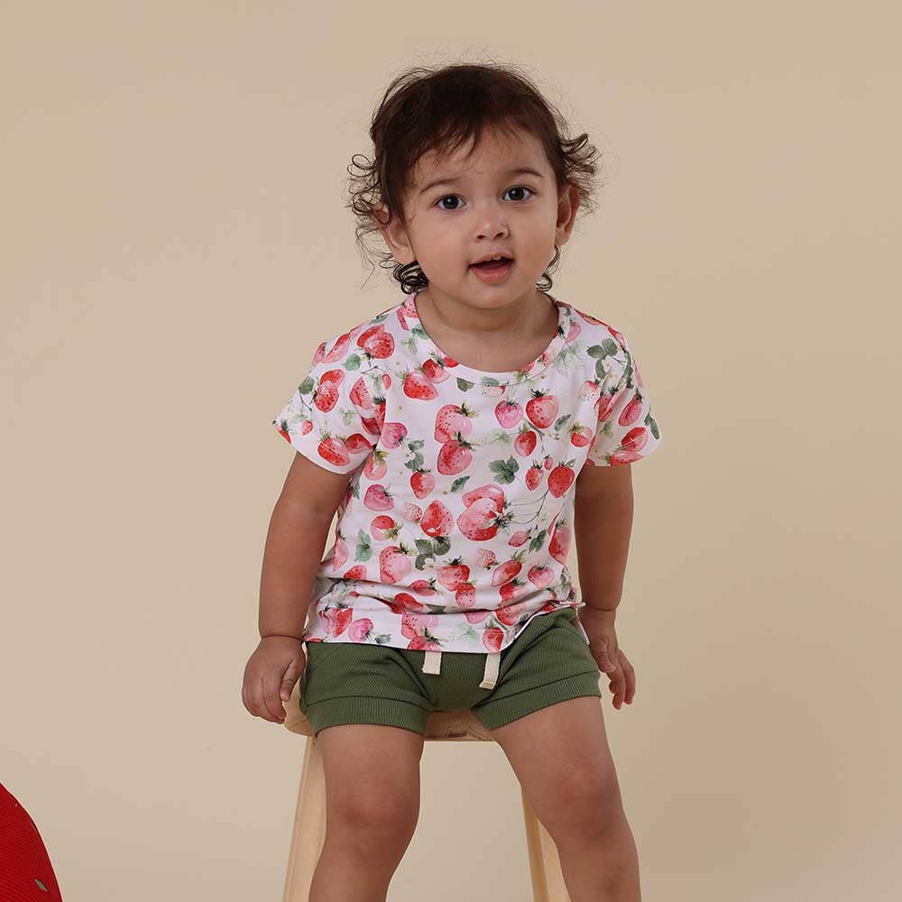 Snuggle Hunny - Wholesale T-Shirt - Kids - Strawberry Organic T-Shirt10