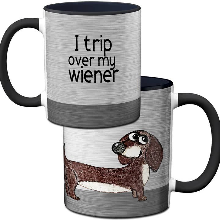 Pithitude - Vente Tasse à café - Tasse pour chien Wiener Trip