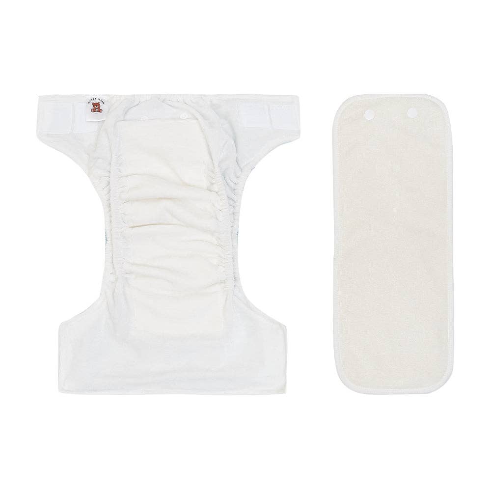 HappyBear Diapers - Wholesale Diaper (Cloth) - Baby - Washable cloth diaper | All-In-One Diaper | onesize - 4-15kg | Botanical1