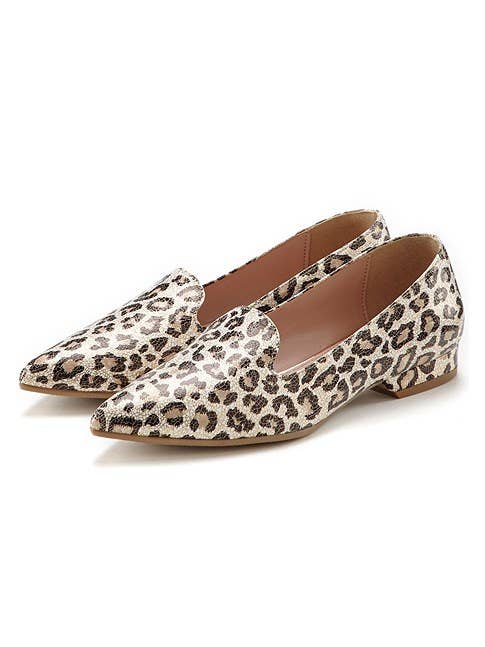 LASCANA Women's Leopard Cheetah Print Loafers for wholesale on Faire