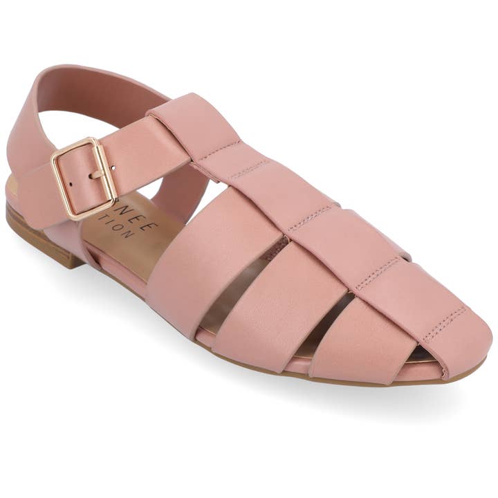 Journee - Wholesale Sandals - Women's - Cailinna Fisherman Sandal In Faux Leather1