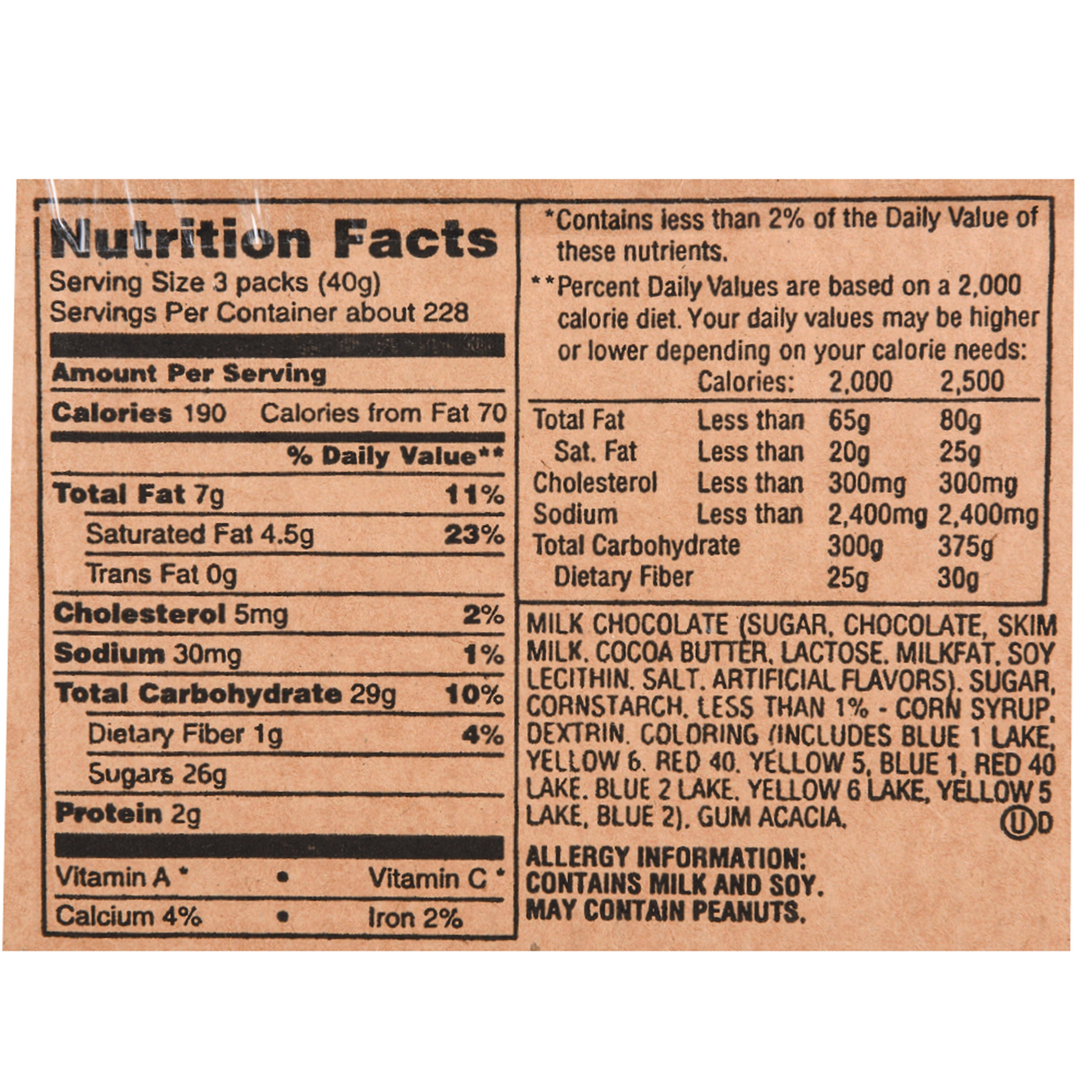 La Luna Bella - Toys - Vente Friandises enrobées de chocolat - M&M's lait en format fun size vrac 9 kg4